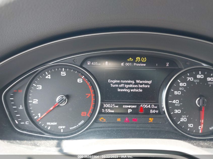 2019 AUDI A4 PREMIUM/TITANIUM PREMIUM - WAUGMAF44KN016000