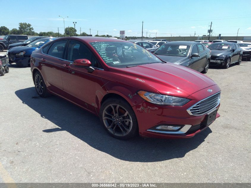 2018 FORD FUSION SE - 3FA6P0HD1JR218047