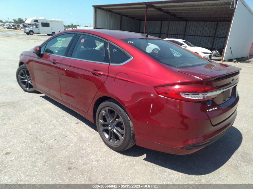 2018 FORD FUSION SE - 3FA6P0HD1JR218047