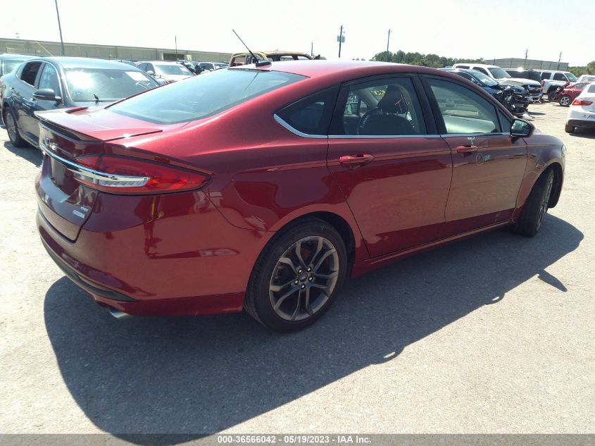 2018 FORD FUSION SE - 3FA6P0HD1JR218047