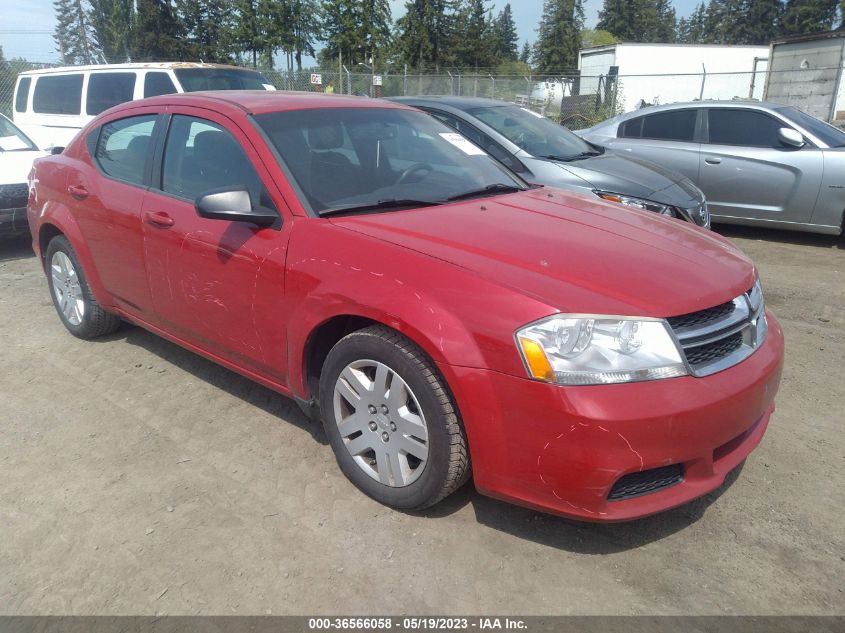 2013 DODGE AVENGER SE - 1C3CDZAB4DN677961