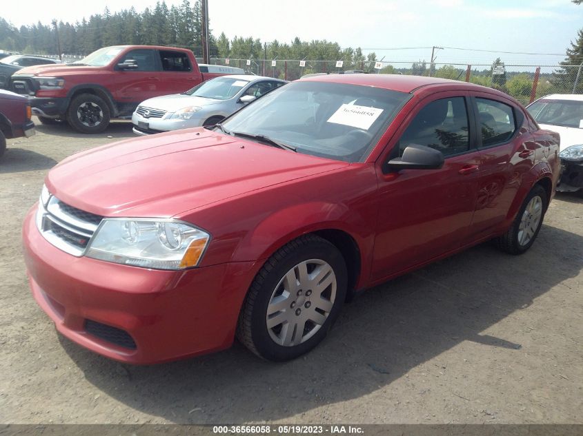 2013 DODGE AVENGER SE - 1C3CDZAB4DN677961