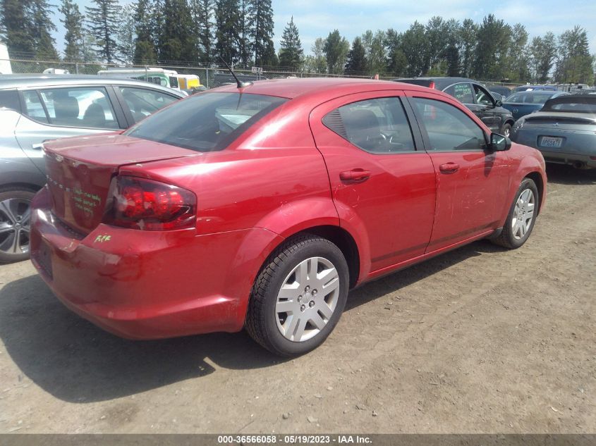 2013 DODGE AVENGER SE - 1C3CDZAB4DN677961