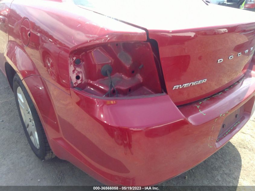 2013 DODGE AVENGER SE - 1C3CDZAB4DN677961