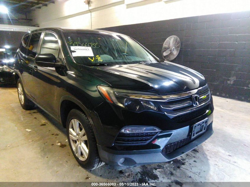 2016 HONDA PILOT LX - 5FNYF6H14GB044287