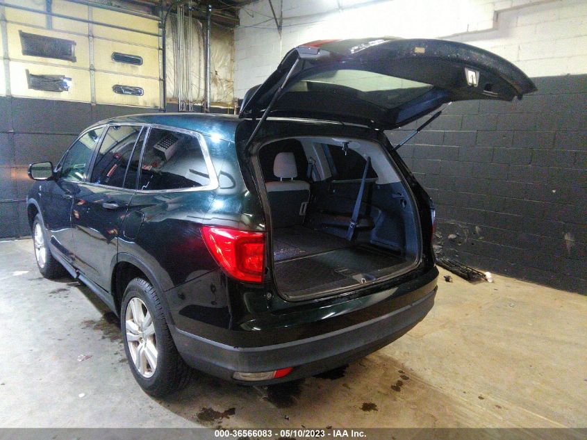 2016 HONDA PILOT LX - 5FNYF6H14GB044287