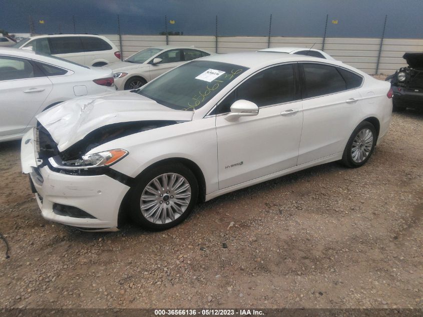 2014 FORD FUSION SE HYBRID - 3FA6P0LU6ER205274