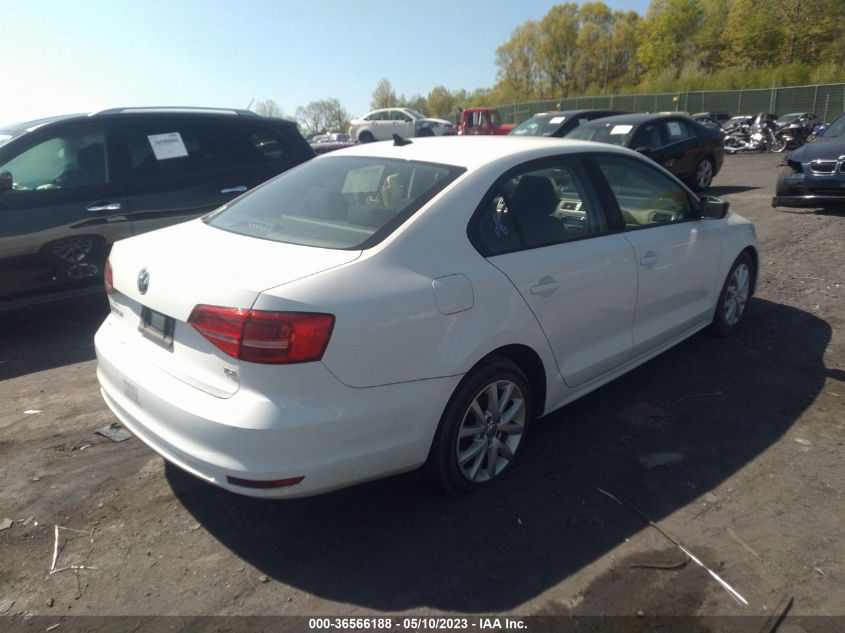 2015 VOLKSWAGEN JETTA SEDAN 1.8T SE - 3VWD17AJ3FM260829