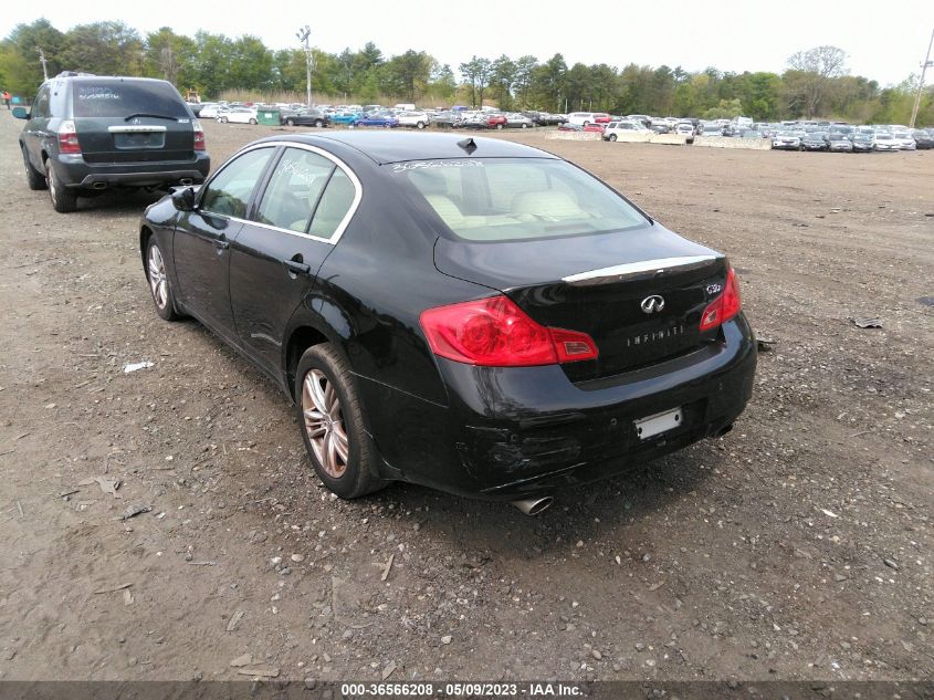 2013 INFINITI G37 SEDAN X - JN1CV6AR0DM759439