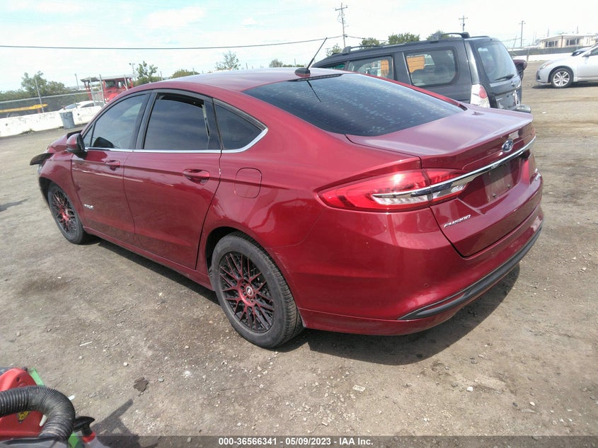 VIN 3FA6P0LU0JR156812 2018 FORD FUSION HYBRID SE