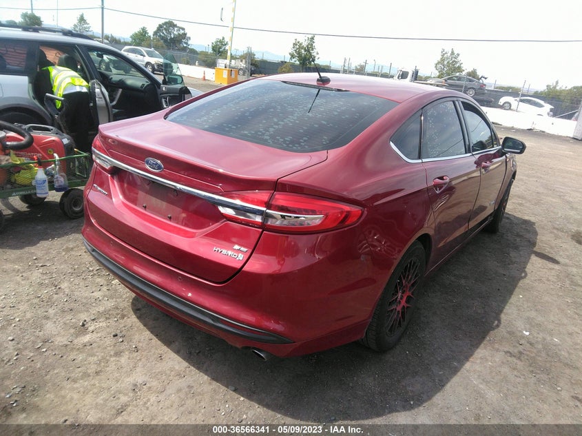 VIN 3FA6P0LU0JR156812 2018 FORD FUSION HYBRID SE