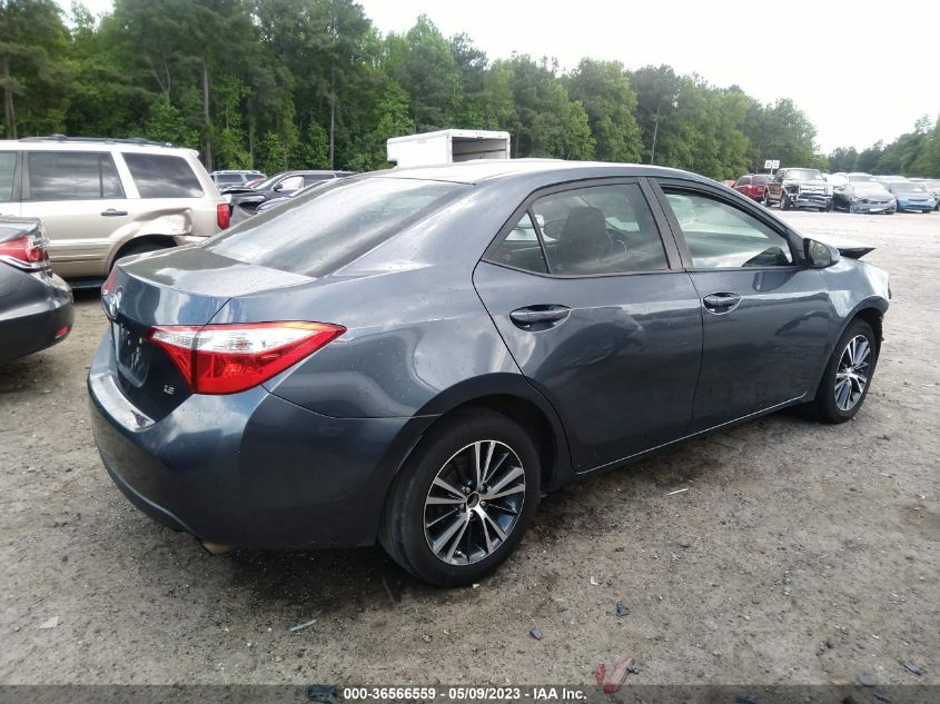2016 TOYOTA COROLLA LE - 2T1BURHE1GC693842