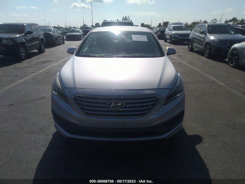 2016 HYUNDAI SONATA 2.4L SPORT - 5NPE34AF3GH270778