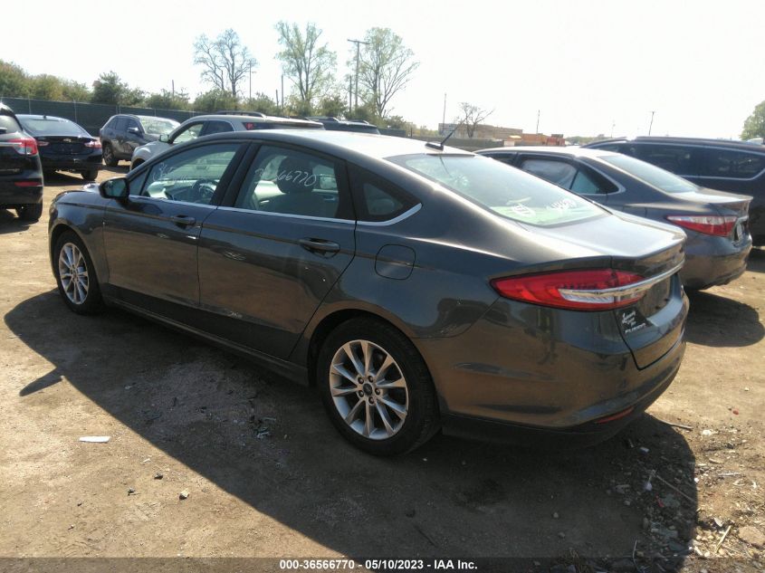 2017 FORD FUSION SE - 3FA6P0H71HR253708