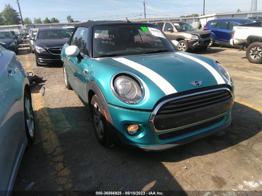 2017 MINI CONVERTIBLE COOPER - WMWWG5C55H3C20190