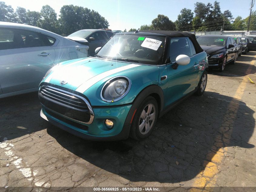 2017 MINI CONVERTIBLE COOPER WMWWG5C55H3C20190