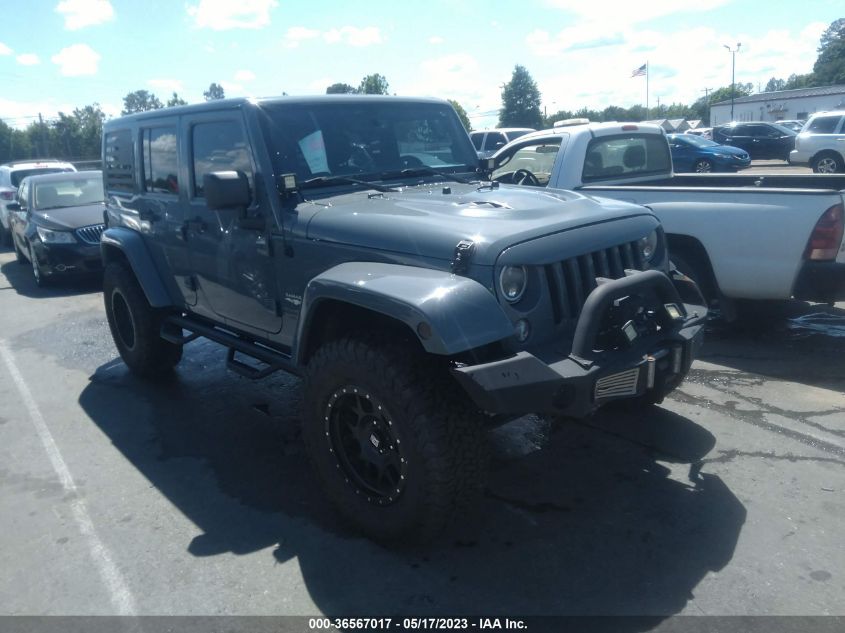 2014 JEEP WRANGLER UNLIMITED SAHARA - 1C4BJWEG5EL116606