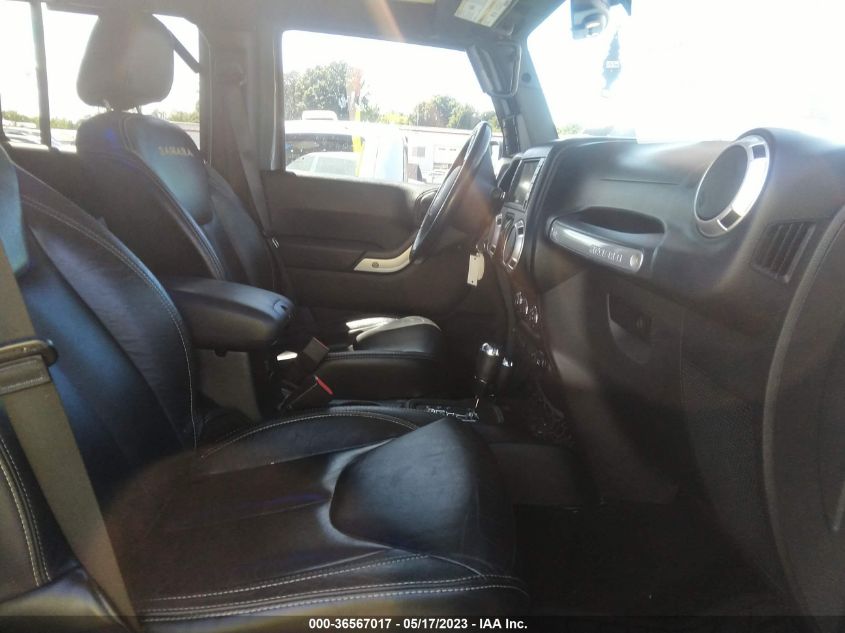 2014 JEEP WRANGLER UNLIMITED SAHARA - 1C4BJWEG5EL116606