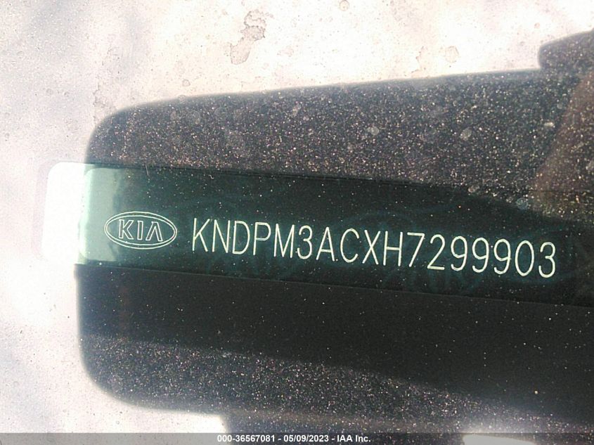 2017 KIA SPORTAGE LX - KNDPM3ACXH7299903
