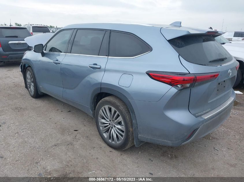 2022 TOYOTA HIGHLANDER HYBRID PLATINUM - 5TDEBRCHXNS080739
