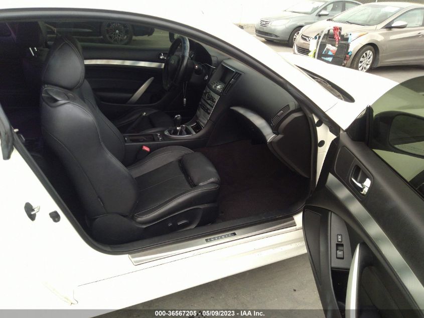 2013 INFINITI G37 COUPE SPORT 6MT - JN1CV6EK6DM922480