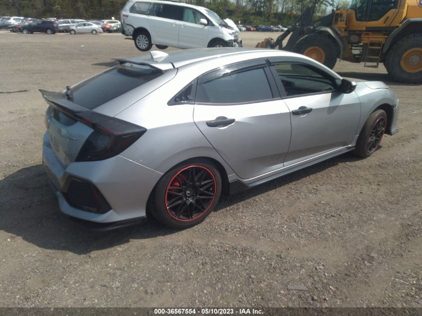 2017 HONDA CIVIC HATCHBACK SPORT - SHHFK7H40HU227205