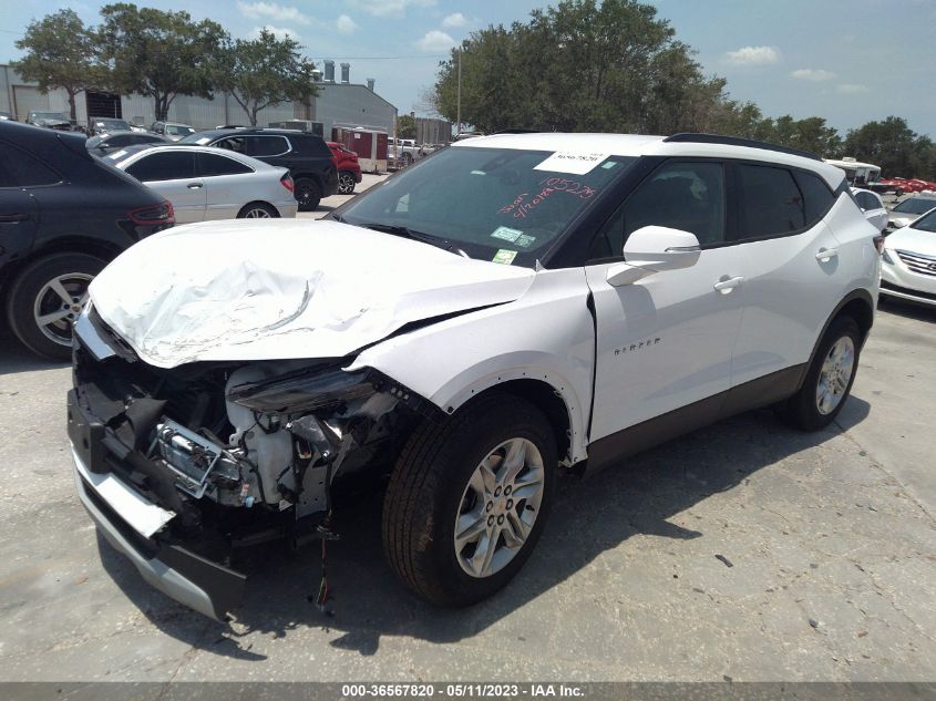 2022 CHEVROLET BLAZER LT - 3GNKBHR45NS115062