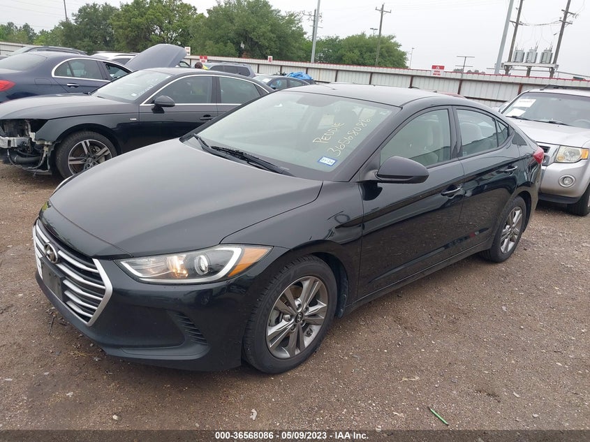 VIN 5NPD84LF2HH156900 2017 HYUNDAI ELANTRA SE