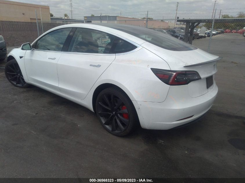 2020 TESLA MODEL 3 PERFORMANCE - 5YJ3E1EC2LF647125