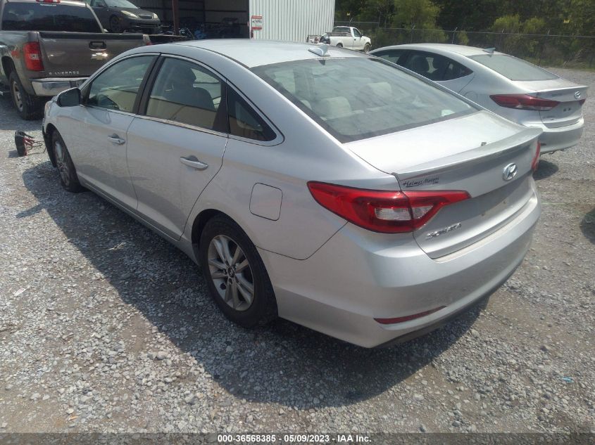 2017 HYUNDAI SONATA 2.4L - 5NPE24AF4HH493240