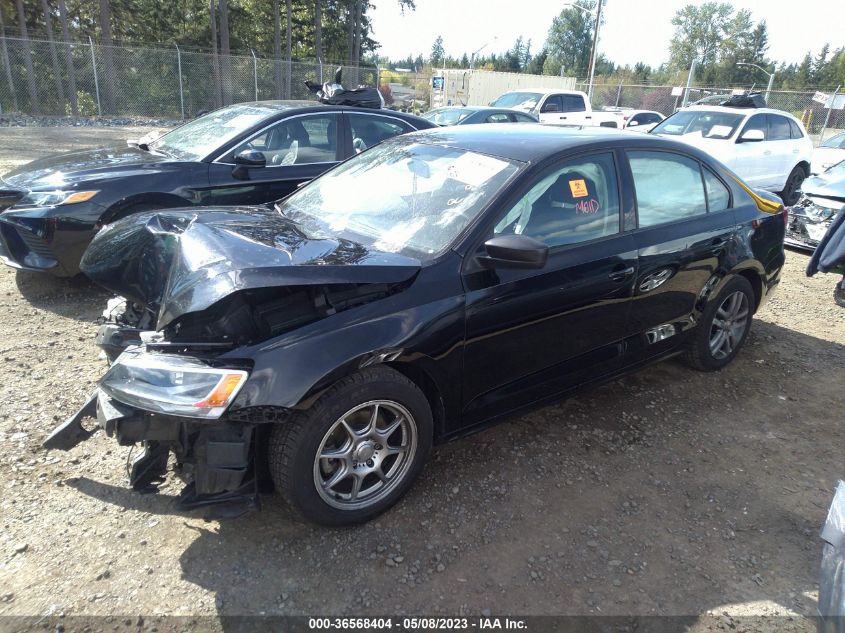 2015 VOLKSWAGEN JETTA SEDAN 2.0L S - 3VW2K7AJ9FM253811