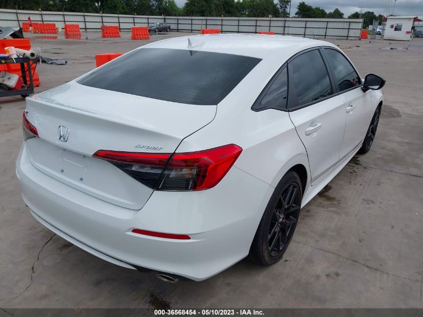 2023 HONDA CIVIC SEDAN SPORT - 2HGFE2F57PH529625