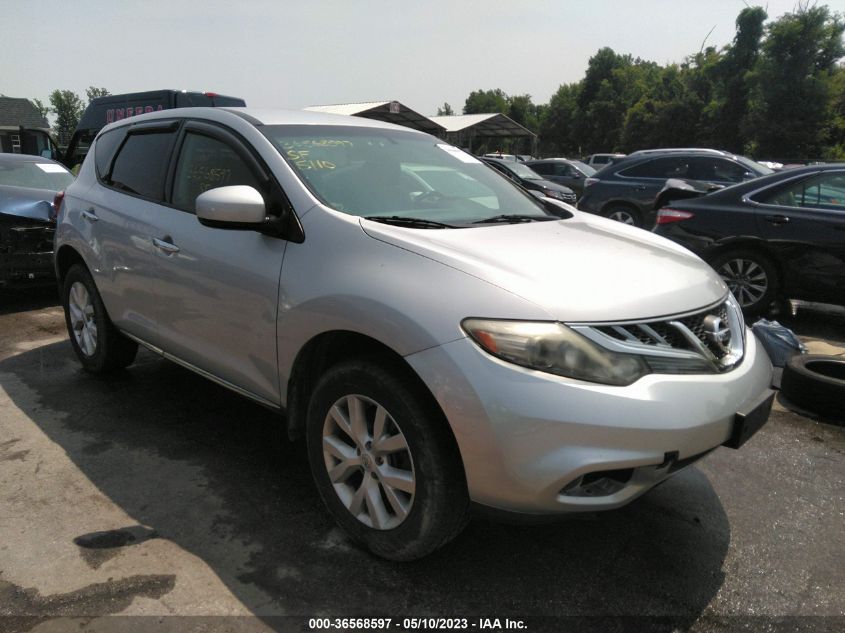 2013 NISSAN MURANO S - JN8AZ1MW7DW309874