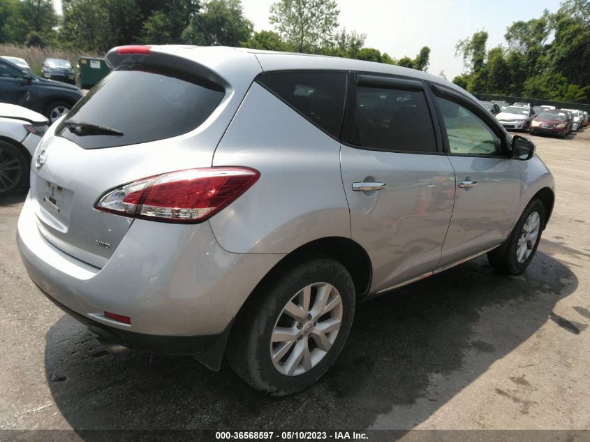 2013 NISSAN MURANO S - JN8AZ1MW7DW309874
