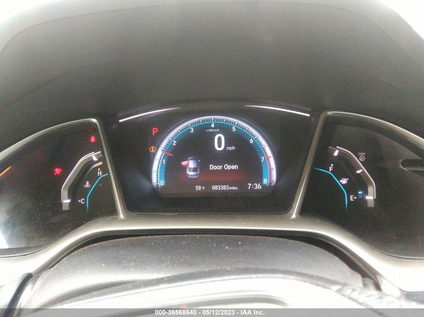 2018 HONDA CIVIC SEDAN EX - 19XFC2F74JE005230