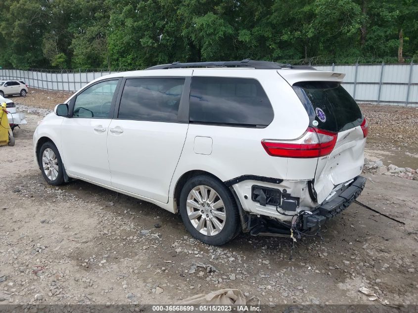 2015 TOYOTA SIENNA LTD/XLE/XLE PREMIUM - 5TDDK3DC4FS111867