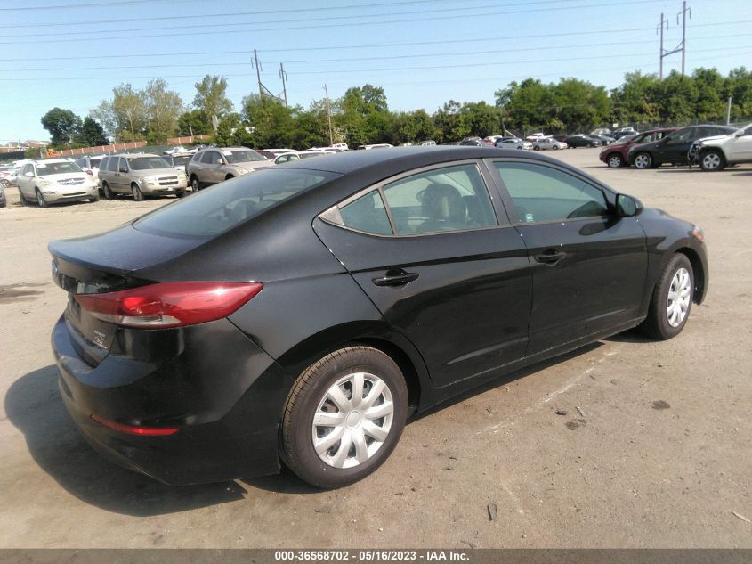 2018 HYUNDAI ELANTRA SE - KMHD74LF5JU543189