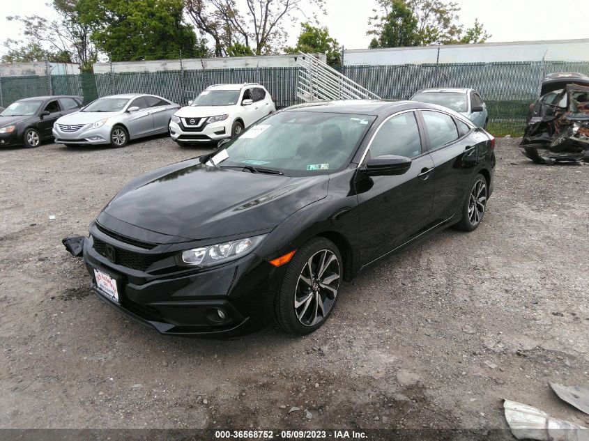 2020 HONDA CIVIC SEDAN SPORT - 2HGFC2F88LH545617