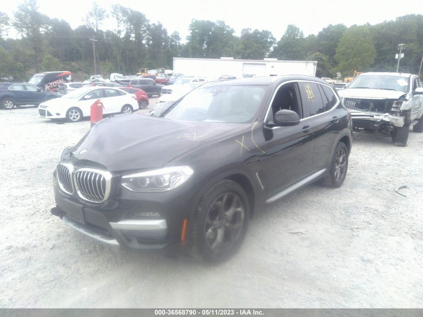 2021 BMW X3 XDRIVE30I - 5UXTY5C09M9F80124