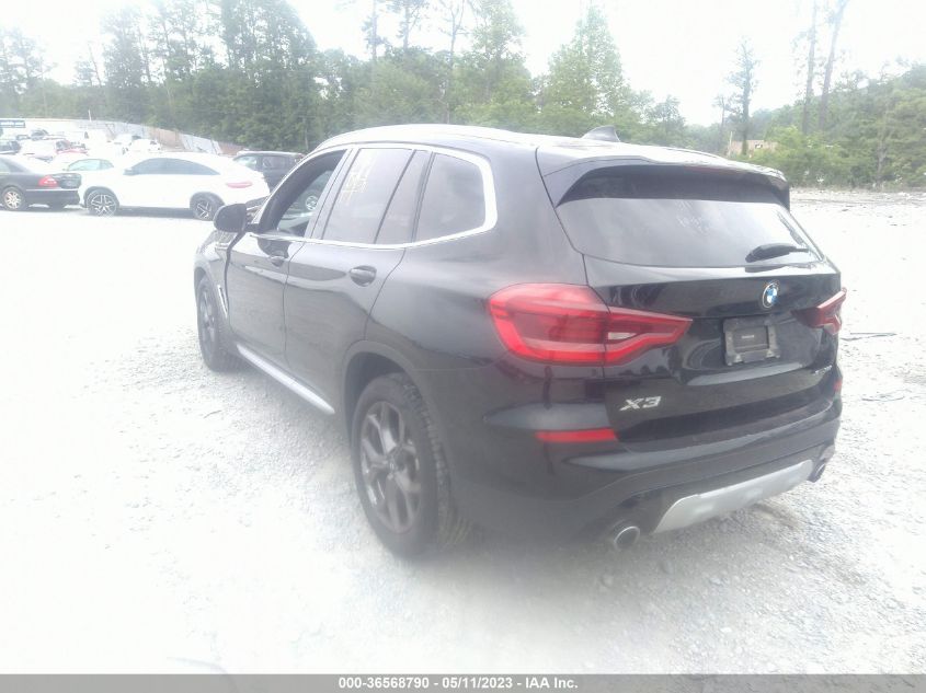 2021 BMW X3 XDRIVE30I - 5UXTY5C09M9F80124