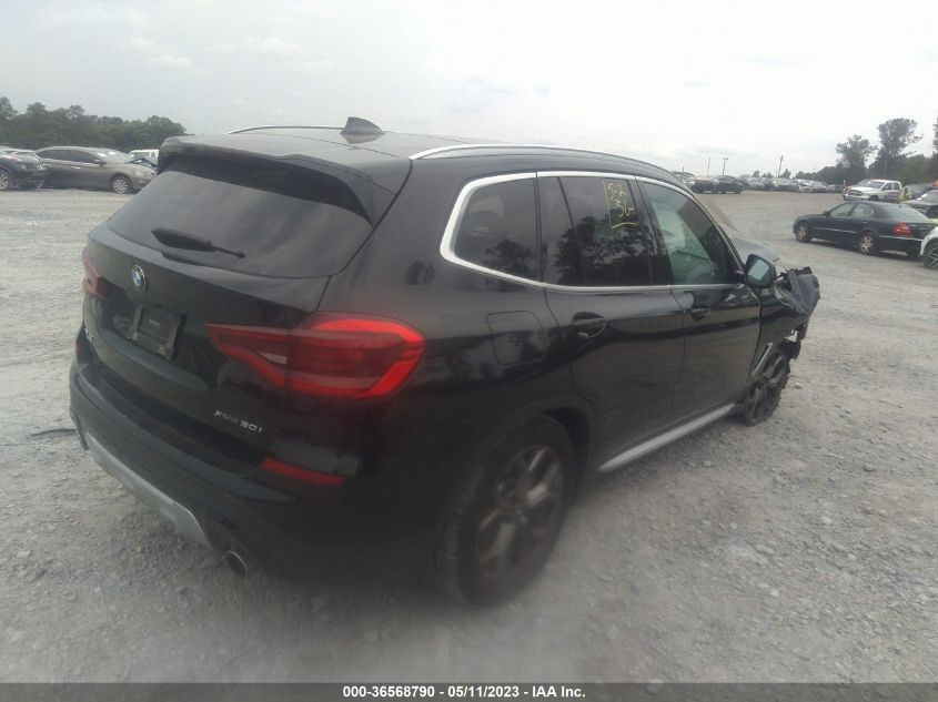 2021 BMW X3 XDRIVE30I - 5UXTY5C09M9F80124