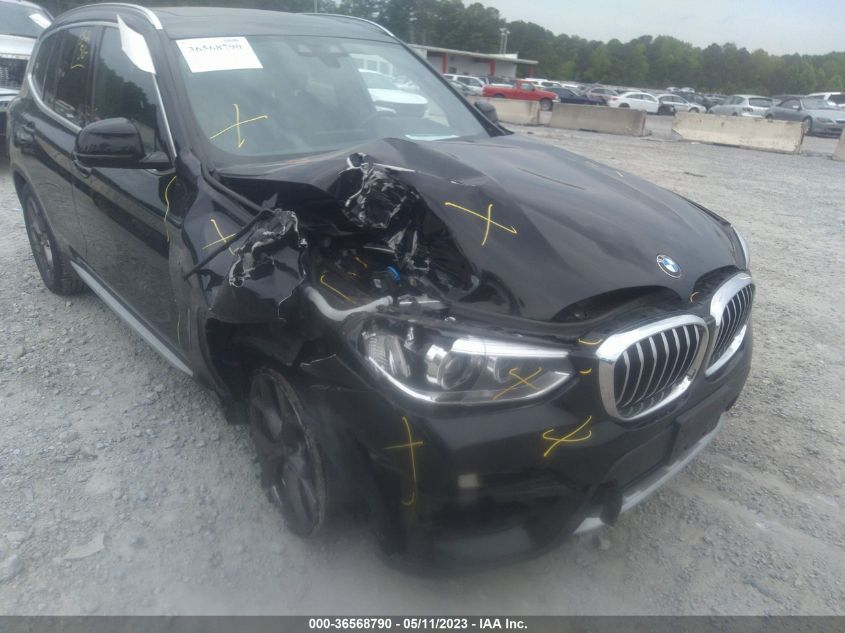 2021 BMW X3 XDRIVE30I - 5UXTY5C09M9F80124