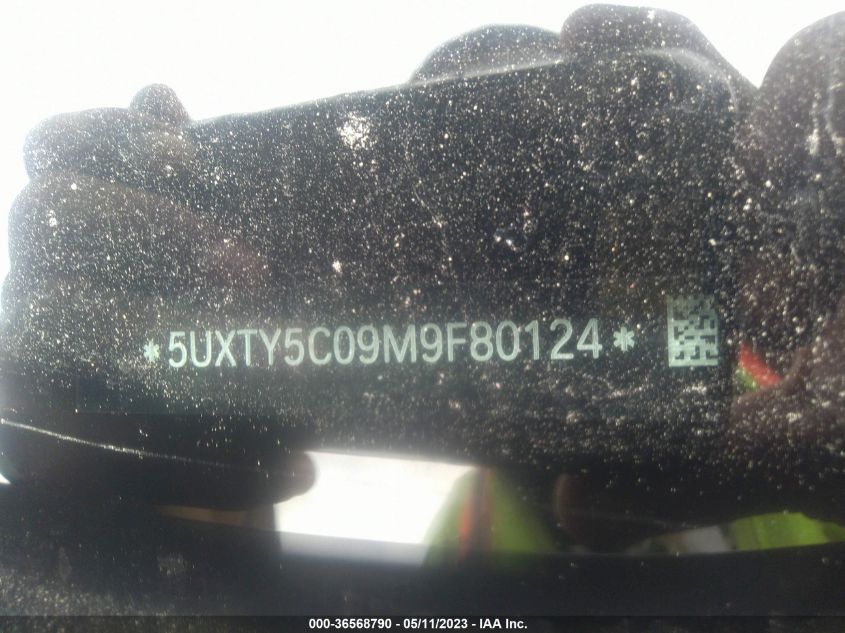 2021 BMW X3 XDRIVE30I - 5UXTY5C09M9F80124