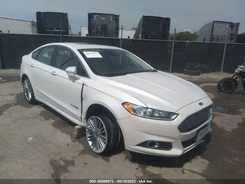 2013 FORD FUSION SE HYBRID - 3FA6P0LU2DR163555