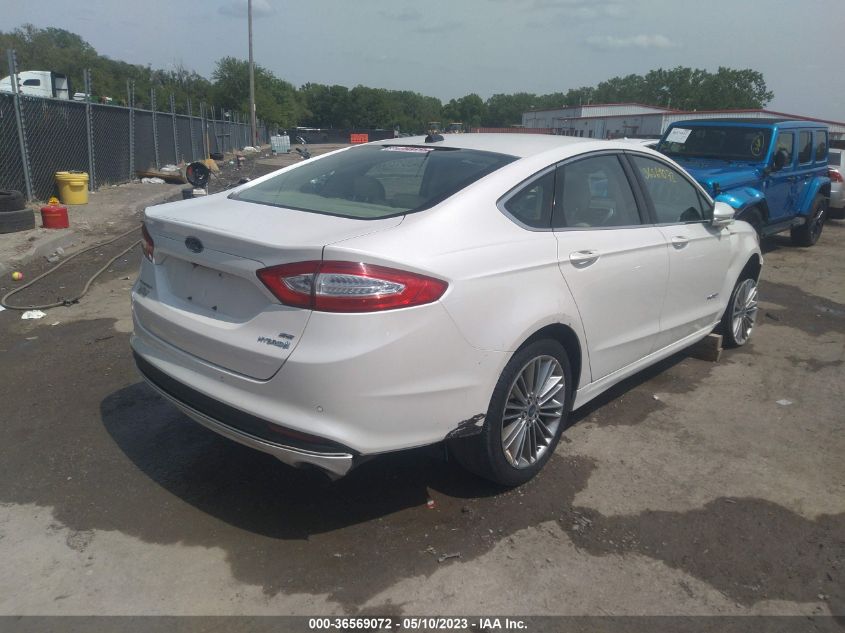 2013 FORD FUSION SE HYBRID - 3FA6P0LU2DR163555