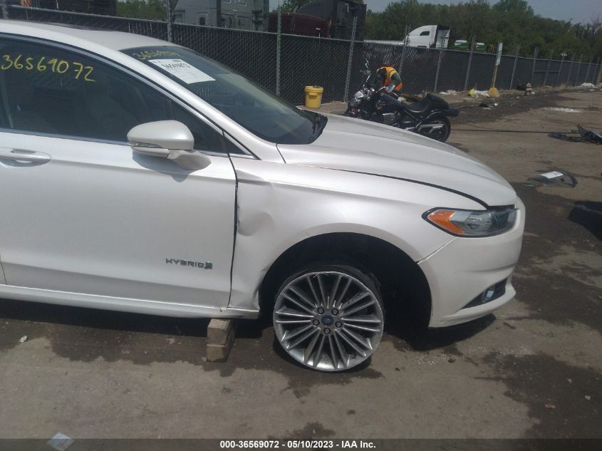 2013 FORD FUSION SE HYBRID - 3FA6P0LU2DR163555