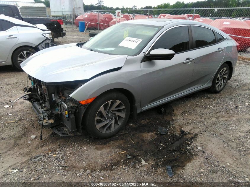 2018 HONDA CIVIC SEDAN EX - 19XFC2F74JE026630