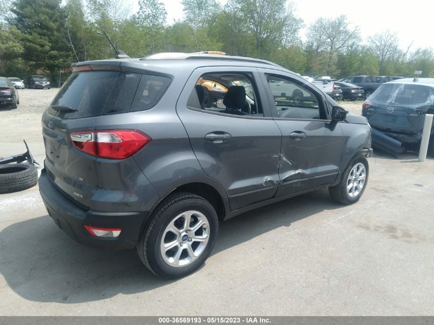 2019 FORD ECOSPORT SE - MAJ6S3GL9KC284306
