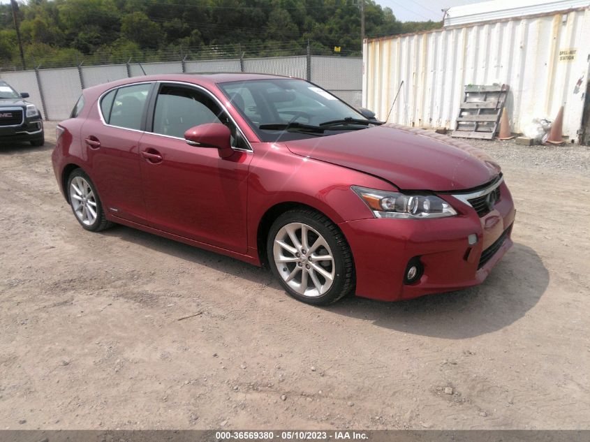 2013 LEXUS CT 200H HYBRID - JTHKD5BH6D2134985