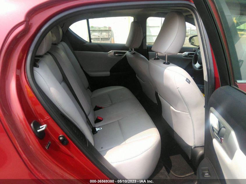 2013 LEXUS CT 200H HYBRID - JTHKD5BH6D2134985